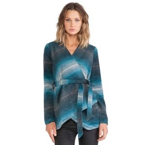 3/$30 Jack 🔹 Light wieght Boho blue BLANKET wrap Jacket